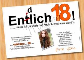 Einladungskarten Geburtstag