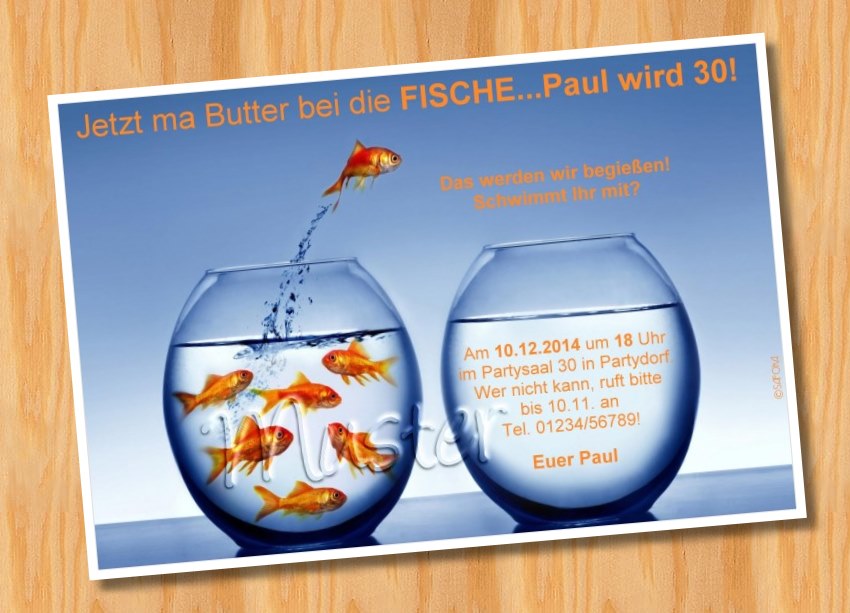 Einladungskarten Geburtstag tierische