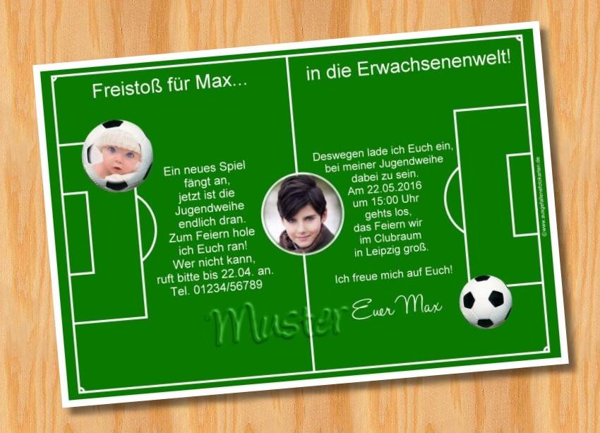 Einladungskarten Jugendweihe