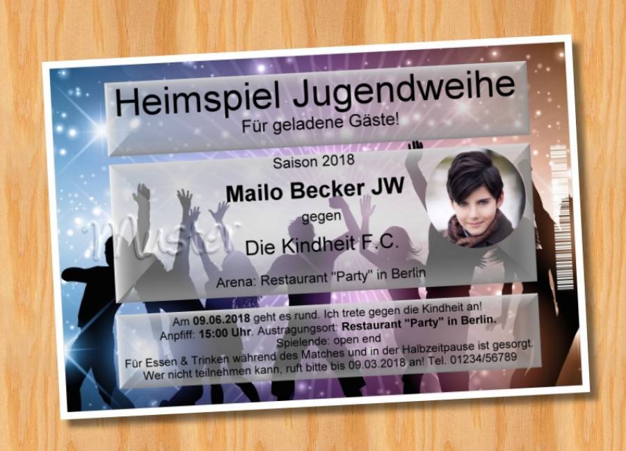 Einladungskarten Jugendweihe