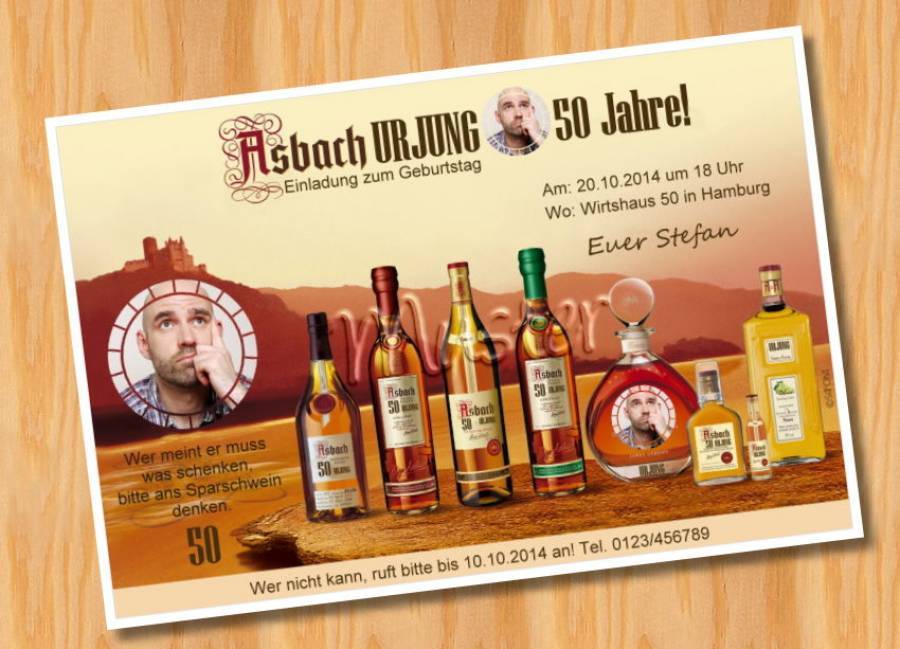Einladungskarten Geburtstag