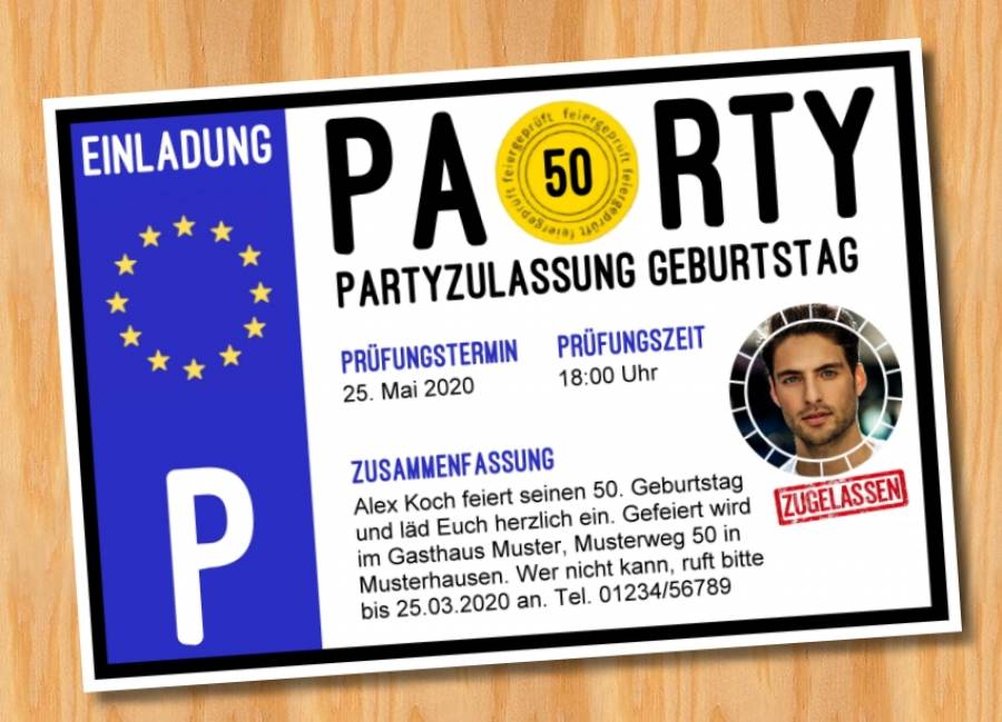 Einladungskarten Geburtstag